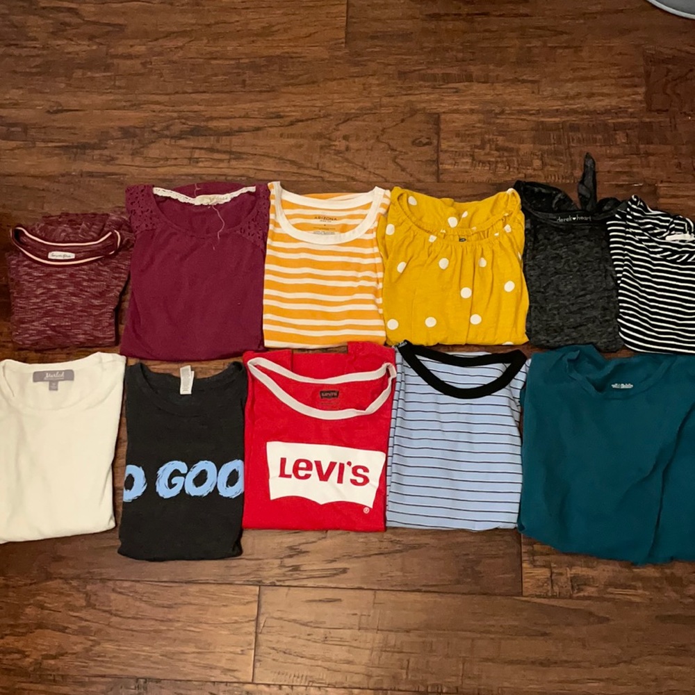 set of ten shirts !